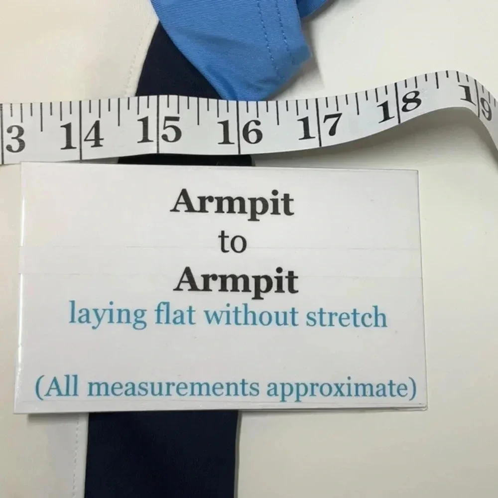 Ralph Lauren RLX Color Blocked Knee-Length Buttoned Polo Dress Size: L (12-14) - Picture 8 of 14